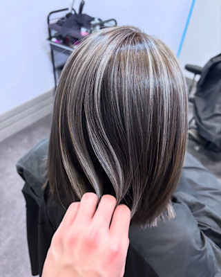 【ACRO.ao】コントラストバレイヤージュ/ハイライト