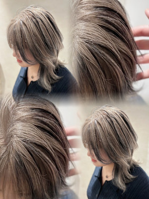 【ACRO.ao】シルバーグレージュ/ローライト/ウルフ