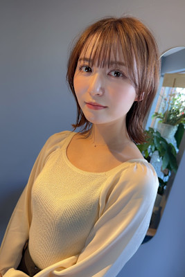 抜け感たっぷり！ナチュラルな大人ボブ