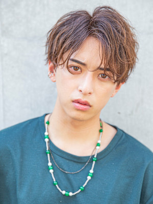 【小久保style】メンズカットツーブロックツイストウルフ