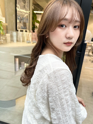 “小顔で可愛く盛れる”前髪&お顔まわりカット♪