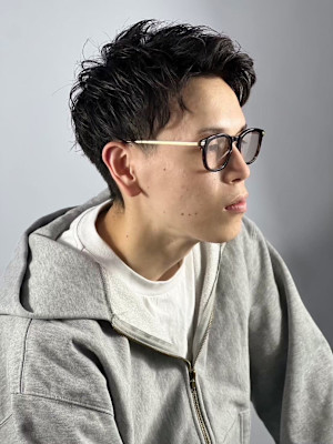 爽やかアップバング