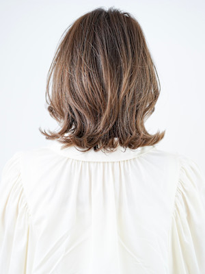 前下がりショート・ボブ/絶壁解消/前髪あり/40代/30代