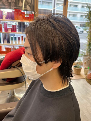 ★大人ショート★マッシュウルフ×透明感アッシュブラウン