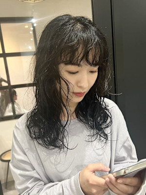 個室サロン/髪質改善トリートメントニュアンスパーマ