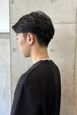 フローパーマ　センターパート　ビジネス　ハイライト　中目黒