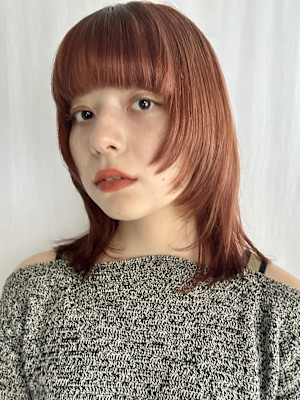 極艶ウォームブラウン／ウルフレイヤー/暖色カラー 