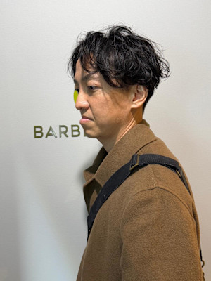 ワイルドさ抜群パーマスタイル