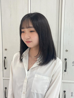 レイヤーカット／韓国ヘア／サイドレイヤー／ハイレイヤー