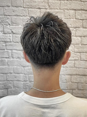 ツーブロックショート