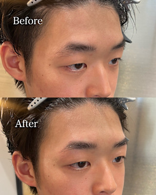 奈良メンズアイブロウ眉毛香芝メンズアイブロウ眉毛パーマ