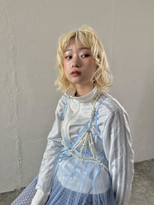 ボブ/ハイトーン/ゆるふわ