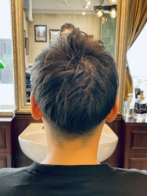 【20代 男性】ロンドンツーブロショート（大宮/バーバー）