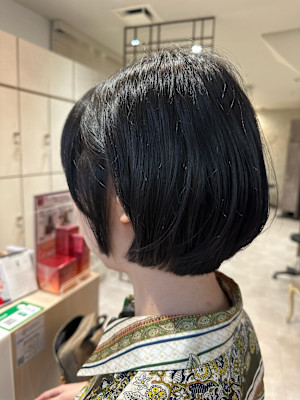 丸みショートボブ×渡辺りん