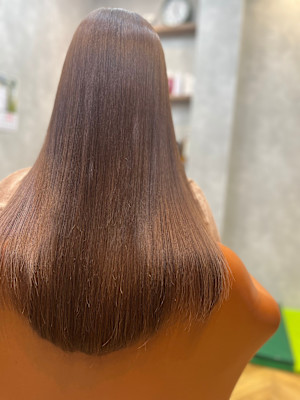 スタイリングなしでまとまる髪型