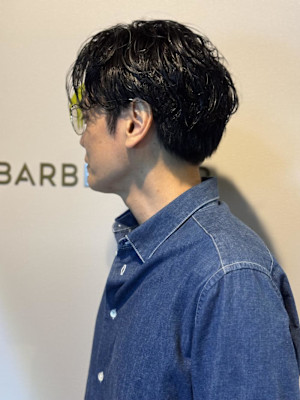 ビジネスにオススメ！ニュアンスパーマスタイル