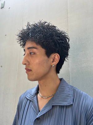 綿貫航太◎短髪/アップバング/スパイキーショート/短髪パーマ