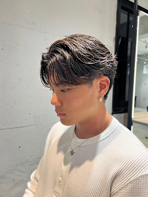 綿貫航太/ニュアンスパーマ/フェザーショート/毛流れパーマ