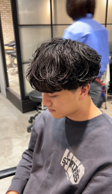 綿貫航太/シャドウパーマ/無造作パーマ/坂口健太郎パーマ