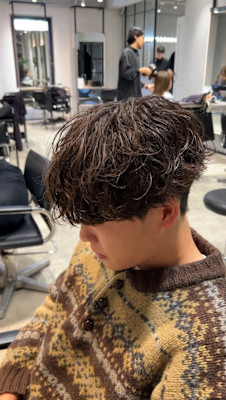 綿貫航太/シャドウパーマ/無造作パーマ/癖毛風パーマ