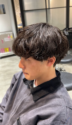 綿貫航太◎SNSでバズってる！シャドウパーマ/無造作パーマ