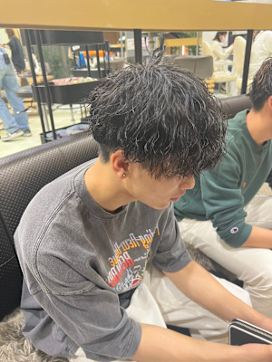 綿貫航太◎縦落ちパーマ/ツイストスパイラルパーマ/縦落ちパー