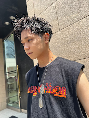 【綿貫航太】ビジネスショート/スパイキーショート/短髪パーマ