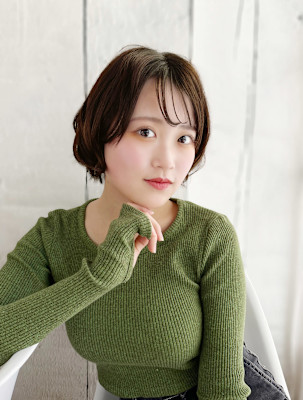 ゆるふわボブ/エアリーボブ/大人ボブ/マロンベージュ