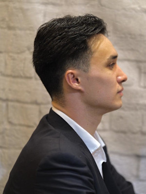 ツーブロック/センターパート