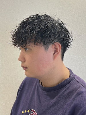 【平山明樹】波巻きスパイラルパーマ