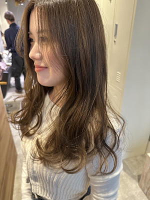 大串　レイヤー×ベージュ