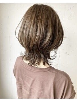 ネオウルフ×オフィスハイライト☆ボブウルフ　ウルフカット