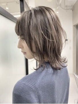 横顔も可愛い☆ミディアムネオウルフ　ウルフカット