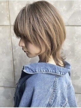 斜め45°がオシャレ☆ネオウルフ　ウルフカット