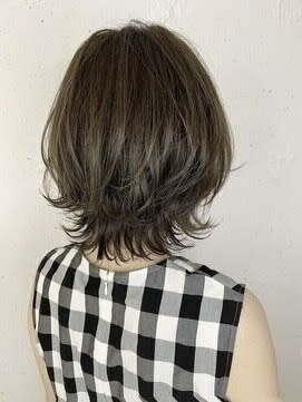 外ハネネオウルフ×ハイライトボブウルフ　ウルフカット