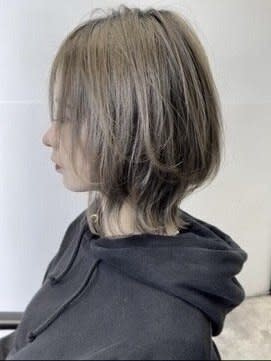 菱形◆シルエットのウルフ　ウルフカット