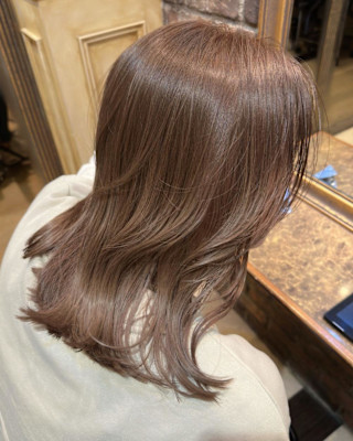 マロンベージュ_ くすみベージュ_ ラベンダーミルクティー