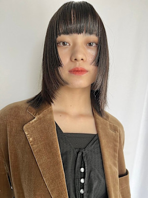 姫カット/白髪ぼかし/髪質改善/酸性ストレート/30代/40