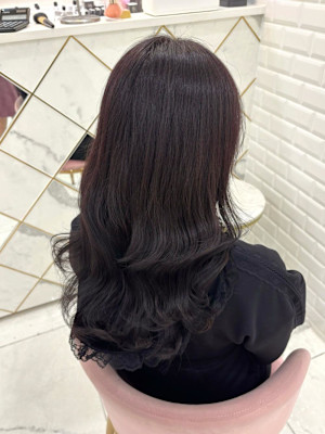 ブリーチなしラベンダーブラックブラウン＊まゆ