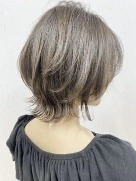 外ハネネオウルフ　ボブウルフ ウルフカット