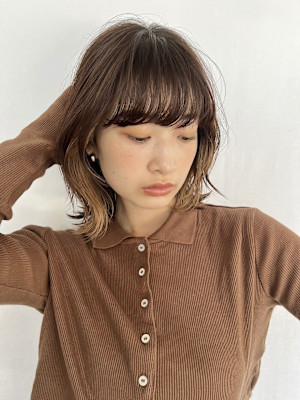 ふんわりレイヤー/インナーカラー 