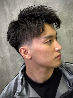 ツーブロフェードショート