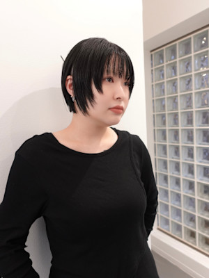 ショートボブ/ボブヘア/顔まわりレイヤーカット/ミニボブ