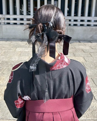 ヘアアレンジ / ヘアセット / 卒業式ヘアー