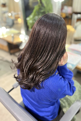 ラベンダーカラー／艶カラー