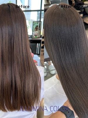 髪質改善　イルミナカラー