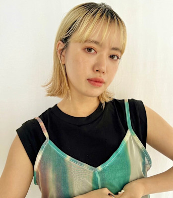 ぱつっとブランドおしゃれボブ 