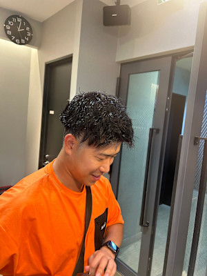 男らしさと色気MAXパーマ