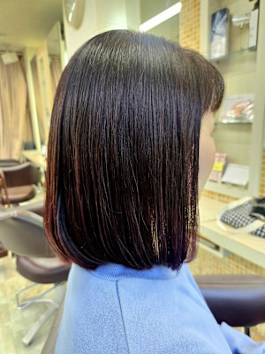 切りっぱなしボブ