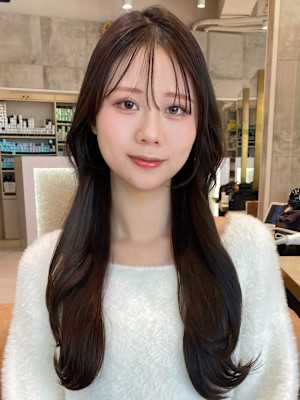 ロングレイヤー/ミディアムレイヤー/トープブラウン【平島】